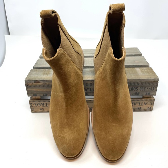 Everlane The Modern Chelsea Boot In Tan Suede Size 5.5 New - Picture 8 of 12
